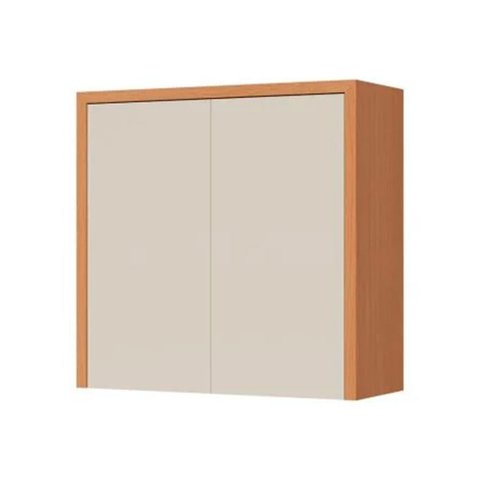 Armario Aereo 2 Portas 80 Cm Condessa Nesher Carvalho/greice