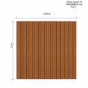 Ver imagem 4 de Painel Ripado para TV - 2700x2800x25 mm - Turim
