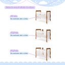 Ver mais imagens de Quarto de Bebê Berço Mini Cama, Cômoda Porta 4 Gavetas Life e Roupeiro Flocos 3 Portas 2 Gavetas Bra