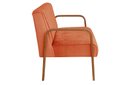 Ver imagem 6 de Conjunto Decorativo Anita Namoradeira + Poltronas Sala, Recepção Laranja Terracota 400