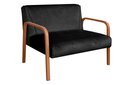 Ver imagem 4 de Conjunto Decorativo Anita Namoradeira + Poltronas Sala, Recepção Preto 410