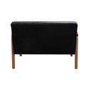 Ver imagem 5 de Conjunto Decorativo Anita Namoradeira + Poltronas Sala, Recepção Preto 410