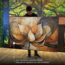 Ver imagem 3 de Quadro Abstrato Harmonia Florescer da Alma - 153x103cm