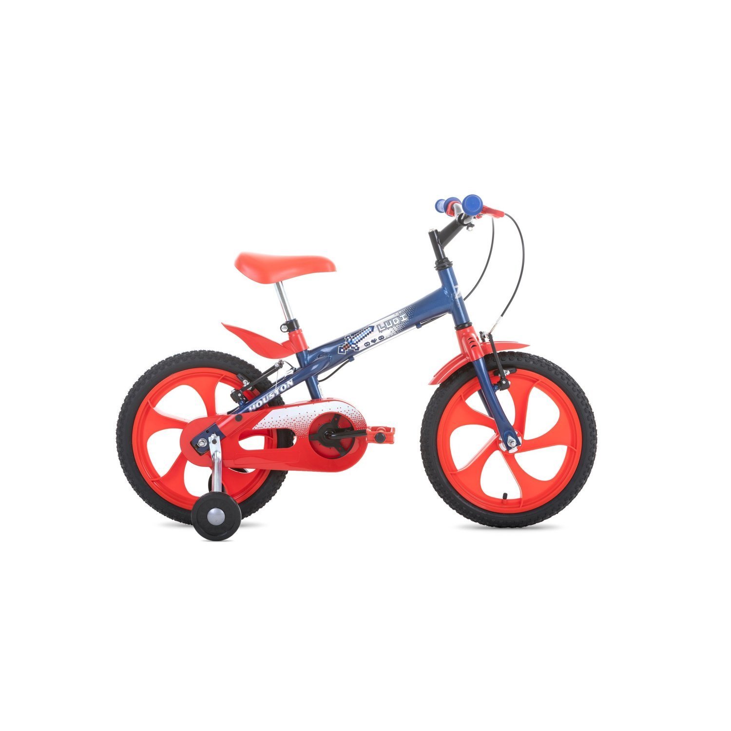 Bicicleta Infantil Aro 16 Ludi Houston - 1