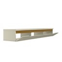 Ver imagem 2 de Rack Suspenso para TV até 55 Polegadas MDF 160cm Uno Bege