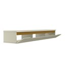 Ver imagem 3 de Rack Suspenso para TV até 55 Polegadas MDF 160cm Uno Bege