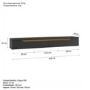Ver imagem 4 de Rack Suspenso para TV até 55 Polegadas MDF 160cm Uno Preto