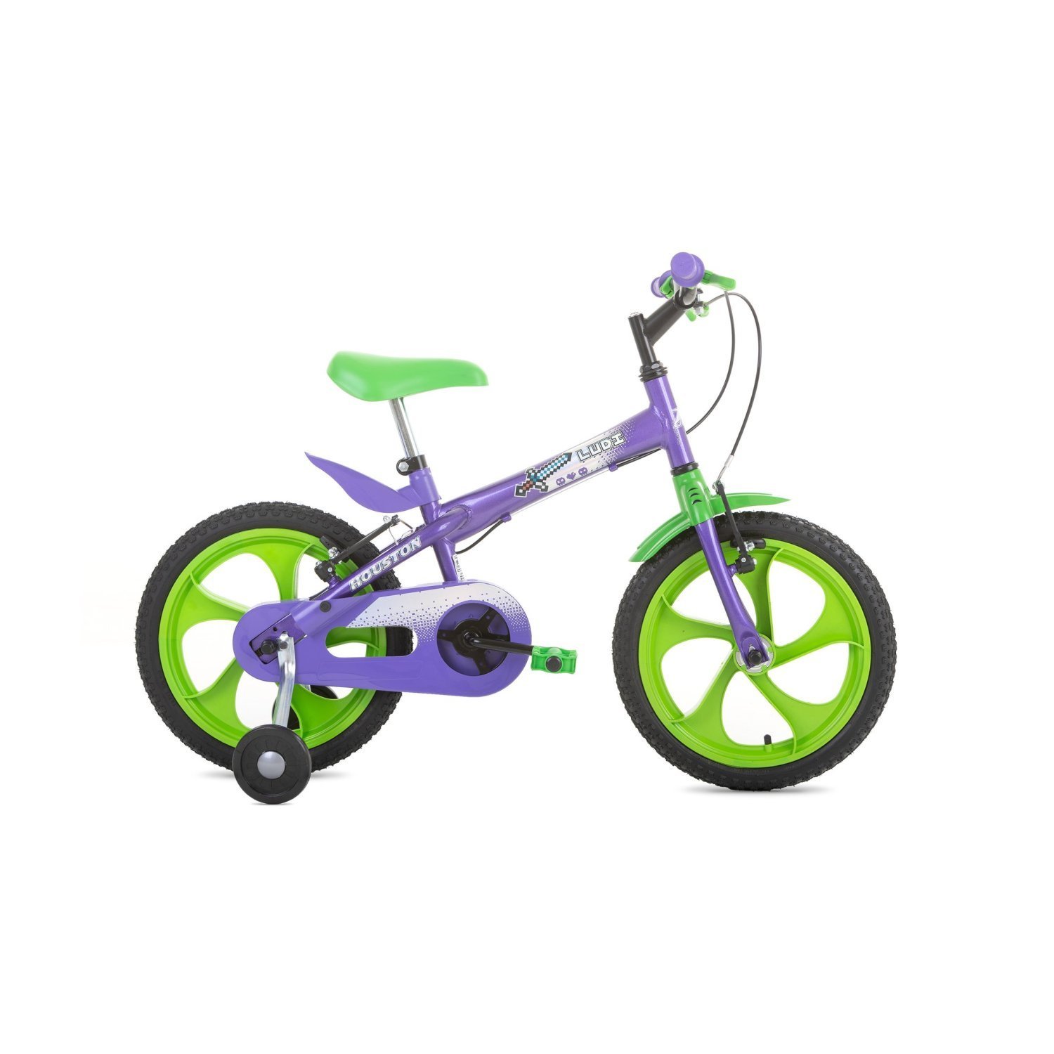 Bicicleta Infantil Aro 16 Ludi Houston  - 1