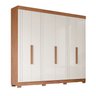 Guarda-Roupa Casal 6 Portas com Pés 234cm 100% MDF Boston Espresso Móveis - 3