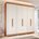 Guarda-roupa Casal 234cm 6 Portas com Pés 100% Mdf Boston Espresso Móveis