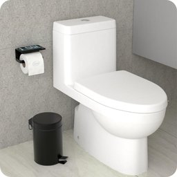 Porta Papel Higiênico Inox De Parede Banheiro Preto MAX - 2