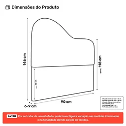 Cabeceira Orgânica Cama Box Solteiro Sea 90cm com Frame Bouclé Bege - Abmaza - 3