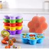 Pote de Alimentação Infantil Pratinho Bebe Silicone com Divisórias - 7
