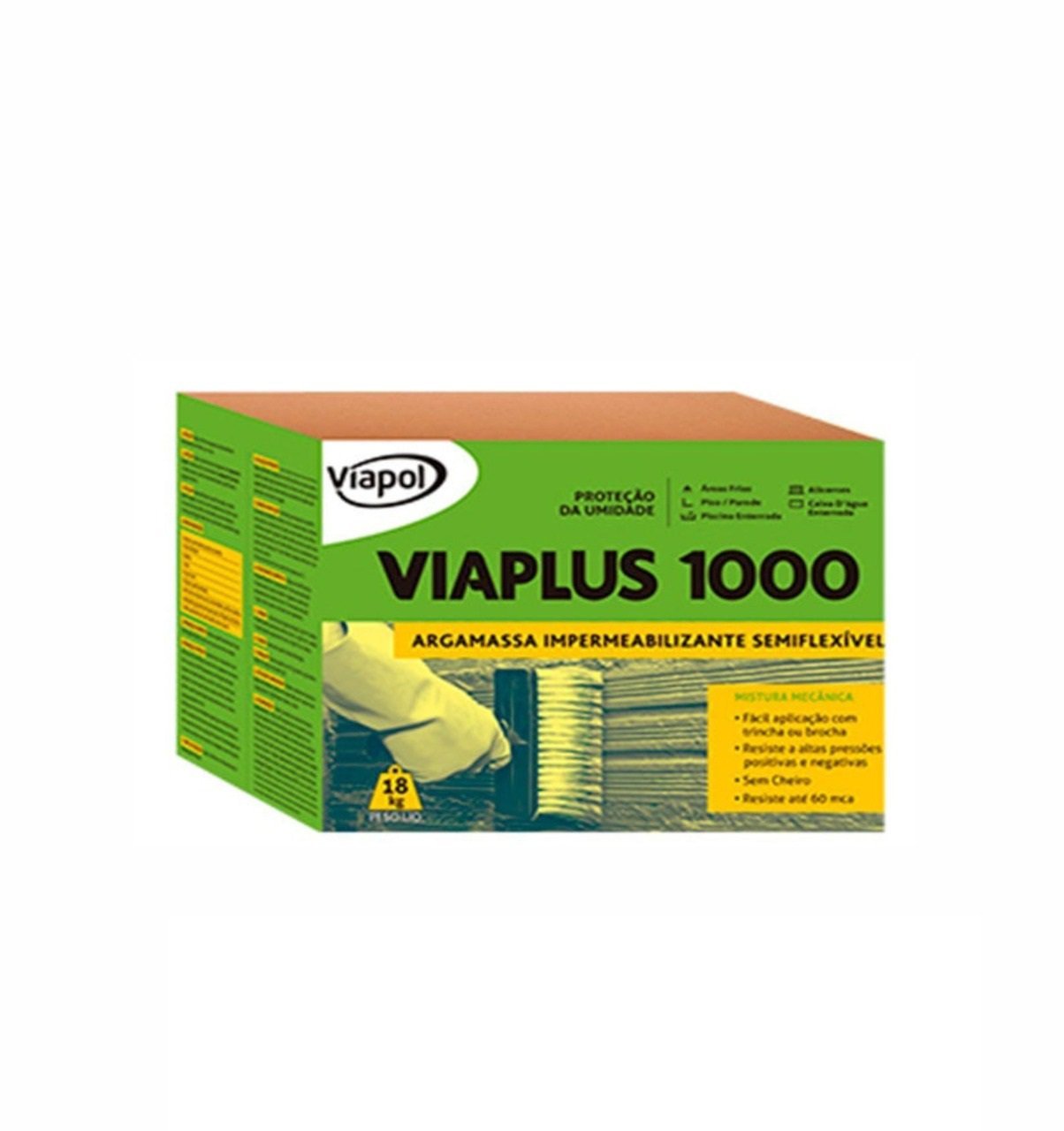 Viaplus 1000 Impermeabilizante Viapol 18kg