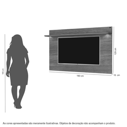 Painel Luna Plus II 1,80 Nature - Tebarrot - 2