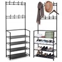 Ver imagem 3 de Sapateira Cabideiro Arara Multifunção Organizador para Roupas, Sapatos e Bolsas com 12 Pares e 4