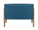 Ver imagem 5 de Conjunto Decorativo Anita Kit Namoradeira + Poltrona Sala, Recepção Azul 330