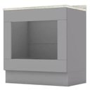 Ver imagem 1 de Balcao Forno Embutir com Tampo 80 Cm Americana Cinza Calcare Henn
