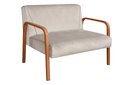Ver imagem 5 de Conjunto Decorativo Anita Kit Namoradeira + Poltrona Sala, Recepção Bege Claro 080