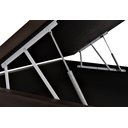 Ver imagem 3 de Cama Box Baú Viúva Corino Marrom 128x188x42