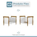 Ver imagem 4 de Quarto de Bebê com Berço Mini Cama, Cômoda 1 Porta 4 Gavetas e Roupeiro 4 Portas 3 Gavetas 100% Mdf