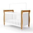 Ver imagem 4 de Quarto de Bebê com Berço Mini Cama, Cômoda 1 Porta 4 Gavetas e Roupeiro 4 Portas 3 Gavetas 100% MDF
