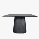 Ver imagem 1 de Mesa de Jantar Cone Retangular 150x90 Cm Tampo Ébano Base Ébano Cor Preto