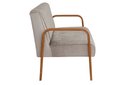 Ver imagem 6 de Conjunto Decorativo Anita Kit Namoradeira + Poltrona Sala, Recepção Cinza Capuccino 250