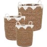CESTA FIBRA NATURAL 3PÇ - 1
