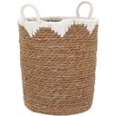 Ver imagem 4 de Jogo 3 Cesta Decorativa Organizadora Multiuso Fibra Natural