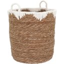 Ver imagem 3 de Jogo 3 Cesta Decorativa Organizadora Multiuso Fibra Natural