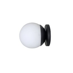 Arandela Parede Aluminio Não Enferruja Bola Vidro 15cm - 3