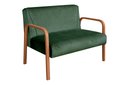 Ver imagem 5 de Conjunto Decorativo Anita Kit Namoradeira + Poltrona Sala, Recepção Verde 270