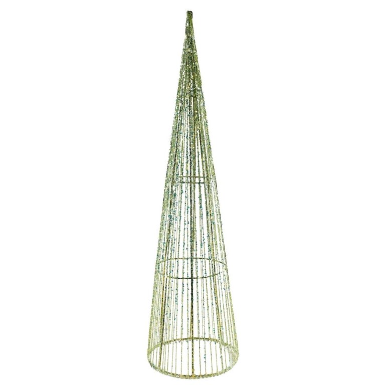 Árvore Cone Aramado Verde Line Algodão Brilho Suave 60cm - Magizi Árvore Cone Aramado Verde Line Algodão Brilho Suave 60cm - Magizi
