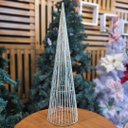 Ver imagem 2 de Árvore Cone Aramado Verde Line Algodão Brilho Suave 60cm - Magizi