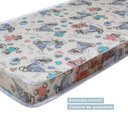 Ver imagem 2 de Quarto de Bebê com Berço com Colchão, Cômoda 1 Porta 4 Gavetas e Roupeiro Flocos 3 Portas 2 Gavetas