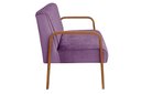 Ver imagem 6 de Conjunto Decorativo Anita Kit Namoradeira + Poltrona Sala, Recepção Roxo 380