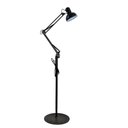 Ver imagem 1 de Luminaria Abajur Chao Articulada Pedestal Metal E27 Flexivel Sala Estar Quarto Mesa Leitura Trabalho