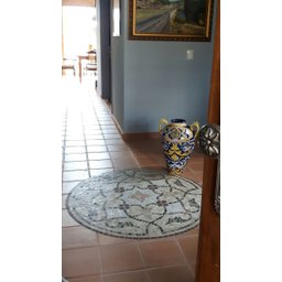Piso em Mosaico Romano Floral Renascentista 150cm - 3