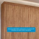 Ver imagem 6 de Guarda-Roupa Casal 6 Portas com Pés 234cm 100% MDF Boston Espresso Móveis Marrom/Cinamomo