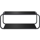 Ver mais imagens de Mesa de Centro para Sala de Estar 80cm Orgânica Industrial Alek A03 Nero Preto - Lyam Decor