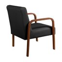 Ver mais imagens de Conjunto Decorativo Anita Kit Namoradeira + Poltrona Sala, Recepção Preto 410