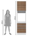Ver mais imagens de Torre Quente Glamy 60cm 3 Gavetas Rustic/Branco Madesa