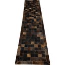 Ver imagem 1 de Tapete de Couro Passadeira Marrom Exótico 0,60x2,30 C/Borda