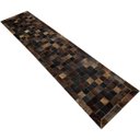 Ver imagem 2 de Tapete de Couro Passadeira Marrom Exótico 0,60x2,30 C/Borda