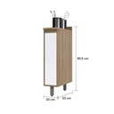 Ver imagem 3 de Balcão Cozinha 1 Porta 20 - Módulo Cozinha Mel - Luciane 1300:Branco