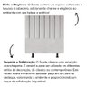 Cabeceira Estofada Cama Solteiro 100cm Lídia Suede e Frame Cinza Claro - 5