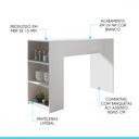 Ver imagem 3 de Bancada Ilha para Cozinha 136x93 Cm Mdp Menu Móveis
