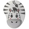 Mouse Pad Divertido Ergonômico Zebra Kawaii - 1