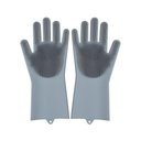 Ver imagem 1 de Luva Mágica Silicone Junto com Esponja de Limpeza Lava Louça Carros